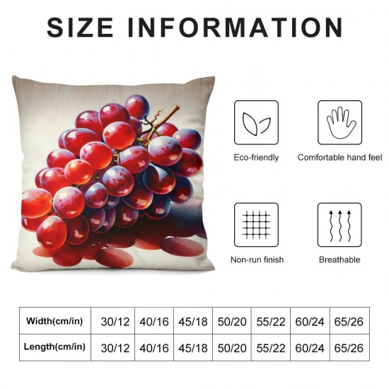  Home Decorative Throw Pillow Covers Cases Square Cushion Cover ruit Pillow Cases for Men Women Kids Sofa Bedroom Livingroom )