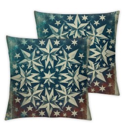  of July Pillow Covers Red Stripes Blue Stars Pillows Decorative Throw Pillows Outdoor Cushion Cover Pillow Cases for Sofa Couch