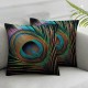 Colorful Throw Pillow Cover Nature Pattern Cushion Case Home Sofa Decor Toss Pillow Pillowcases (PF)