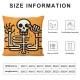  Halloween Pillow Covers  Boot Spookin' Boogie Pillowcase Dancing Skeleton Holiday Farmhouse Throw Pillows Indoor Outdoor Couch Cushion Case for Home Sofa Decor