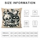 Halloween Pillow Covers Skull Ghost Pillowcase Holiday Farmhouse Throw Pillows Indoor Outdoor Couch Cushion Case for Home Sofa Decor