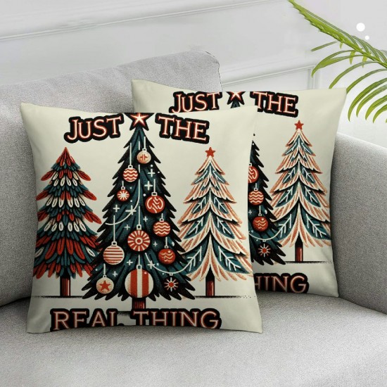  Christmas Pillow Covers I Like Them Real Thick and Sprucey Throw Pillows Christmas Tree Pillowcase Home Decor Living Room House Decorative Cushion Case for Sofa Couch