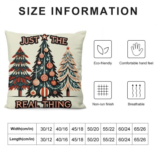  Christmas Pillow Covers I Like Them Real Thick and Sprucey Throw Pillows Christmas Tree Pillowcase Home Decor Living Room House Decorative Cushion Case for Sofa Couch