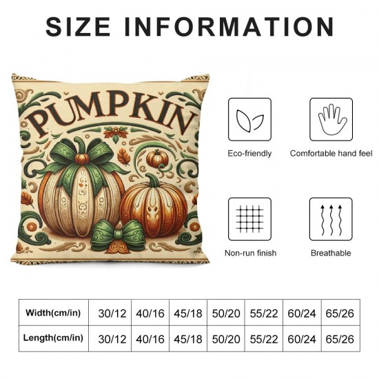  Fall Pillow Covers  Cutest Pumpkin in The Patch Throw Pillowcase Thanksgiving Autumn Holiday Home Decor Sofa Bedroom Cushion Case Outdoor Indoor Decorations