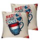 of July Pillow Covers Throw Pillow Covers Pillowcase Decorations for Sofa Couch