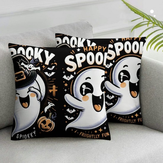 Halloween Pillow Covers Pillowcase Holiday Throw Pillows Indoor Outdoor Couch Cushion Case for Sofa Decor