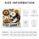 Halloween Pillow Covers Skull Ghost Pillowcase Holiday Farmhouse Throw Pillows Indoor Outdoor Couch Cushion Case for Home Sofa Decor