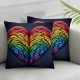  Valentines Day Pillow Covers Farmhouse Sofa Throw Pillowcase Love Cushion Case Home Decoration Wedding Anniversary Decor