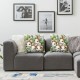 Ulloord Throw Pillow Cover, Eucalyptus Leaves Hello Spring Cushion Case Decoration for Sofa Couch