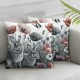 Ulloord Flowers Throw Pillow Covers,