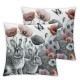 Ulloord Flowers Throw Pillow Covers,