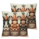 Ulloord Throw Pillow Cover, Basket Rabbit Cushion Case Decoration for Sofa Couch