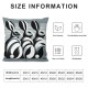 Ulloord Gray Stripes Throw Pillow Cover, Rabbit Holiday Cushion Case Decoration for Sofa Couch