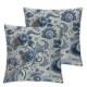 Ulloord  Flowers Throw Pillow Cover, Cushion Case Outdoor Decoration for Sofa Couch Farmhouse