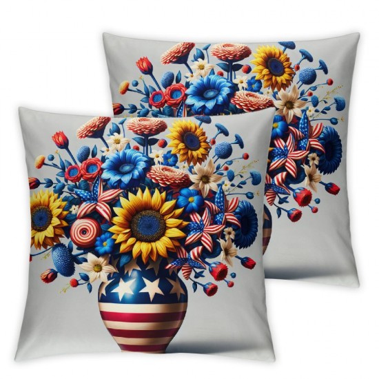 Ulloord Let Ring Throw Pillow Covers, Cushion Case for Sofa Couch