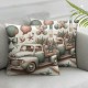 Ulloord Eucalyptus Leaves Throw Pillow Covers,Seasonal Spring Summer Truck Cushion Case Decorations