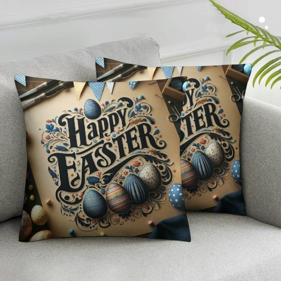 Ulloord Pillow Covers Decor Hello My Peeps Pillow Covers Decorative Outdoor Throw Pillow Covers Cushion Case