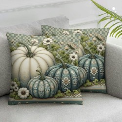 Ulloord Throw Pillow Covers, Fall Autumn Thanksgiving Leaves Harvest Decoration for Home