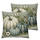 Ulloord Throw Pillow Covers, Fall Autumn Thanksgiving Leaves Harvest Decoration for Home