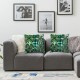 Ulloord St Patricks Day Grey Green Throw Pillow Cover, Polka Dot Cushion Case Decoration for Sofa Couch