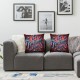 Ulloord  Saying Throw Pillow Covers , Independence Memorial Day Home of The Free Cushion Case for Sofa Couch