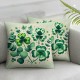 Ulloord St Patricks Day Throw Pillow Covers, Kiss Me Irish Cushion Case Decoration for Sofa Couch