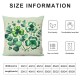 Ulloord St Patricks Day Throw Pillow Covers, Kiss Me Irish Cushion Case Decoration for Sofa Couch