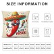 Ulloord Throw Pillow Covers, Let's Holiday of Cushion Case for Sofa Couch