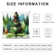 Ulloord Merry Christmas Trees Mottos Green Throw Pillow Covers,Hello Winter Holiday Cushion Case Decoration for Sofa Couch