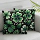 Ulloord ST Patricks Day Blessed Throw Pillow Covers, Stripes Decoration for Sofa Couch