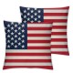 Ulloord Throw Pillow Covers, USA Flag Decorations for Sofa Couch