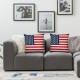 Ulloord Throw Pillow Covers, USA Flag Decorations for Sofa Couch