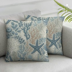 Ulloord  Throw Pillow Cover, Summer Sea Cushion Case Decoration for Sofa Couch