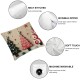 Ulloord Merry Christmas Snowman Throw Pillow Covers, Xmas Tree Winter Holiday Cushion Case Decoration for Sofa Couch