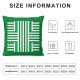 Ulloord ST Patricks Day Stripes Throw Pillow Covers, Green Shamrocks Decoration for Sofa Couch