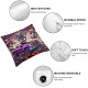 Ulloord Mardi Gras Truck Bead Throw Pillow Covers, Holiday Cushion Case Decoration for Sofa Couch