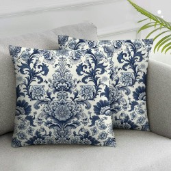 Ulloord  Throw Pillow Covers,Sateen Breathable Cushion Case on Sofa Couch Soft for Quality Sleep