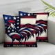 Ulloord Pillow Covers American Flag Throw Pillowcase Cushion Case Decorations for Sofa Couch