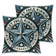 Ulloord Pillow Covers Throw Pillowcase Stars Cushion Case Farmhouse Decorations for Sofa Couch