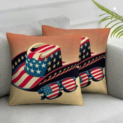 Ulloord Pillow Covers Flowers Hat Throw Pillowcase Cushion Case Pillowcase Decorations for Sofa Couch