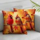 Ulloord Fall Pillow Covers Throw Pillows Pillowcase Linen Sofa Couch Cushion Case for Fall Home Decor