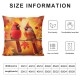 Ulloord Fall Pillow Covers Throw Pillows Pillowcase Linen Sofa Couch Cushion Case for Fall Home Decor