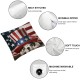 Ulloord Pillow Covers Funny Dog Throw Pillow Covers American Flag Cushion Case Pillowcase Decorations for Sofa Couch