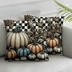 Ulloord Fall Pillow Covers Pumpkins Throw Pillowcase Holiday Thanksgiving Home Decor Sofa Bedroom Cushion Case Outdoor Indoor Decorations