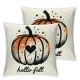 Ulloord Fall Pillow Covers Love Fall Pumpkin Throw Pillowcase Thanksgiving Holiday Home Decor Sofa Bedroom Cushion Case Outdoor Indoor Decorations