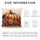 Ulloord Fall Pillow Covers Pumpkin Flowers Fall Throw Pillowcase Thanksgiving Holiday Home Decor Sofa Bedroom Cushion Case Outdoor Indoor Decorations