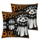 Ulloord Halloween Pillow Covers Pumpkin Ghost Pillowcase Holiday Farmhouse Throw Pillows Indoor Outdoor Couch Cushion Case for Home Sofa Decor