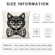 Ulloord Halloween Pillow Covers Pillowcase Dancing Decorative Holiday Farmhouse Throw Pillows Indoor Outdoor Couch Cushion Case for Home Sofa Decor