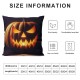 Ulloord Halloween Pillow Covers  Face Pillowcase Holiday Farmhouse Throw Pillows Indoor Outdoor Couch Cushion Case for Home Sofa Decor