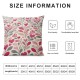 Ulloord Valentine's Day Throw Pillow Cover, Wedding Cushion Case Decoration for Sofa Couch